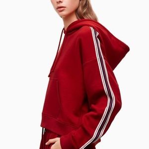 Aritzia red sweatshirt